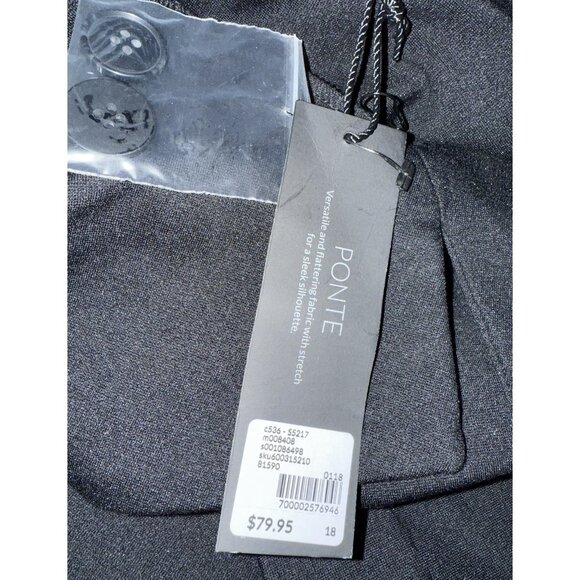 Lane Bryant Off The Shoulder Ponte Blazer Womens Plus Size 18 Chic Career Spring - Picture 4 of 7